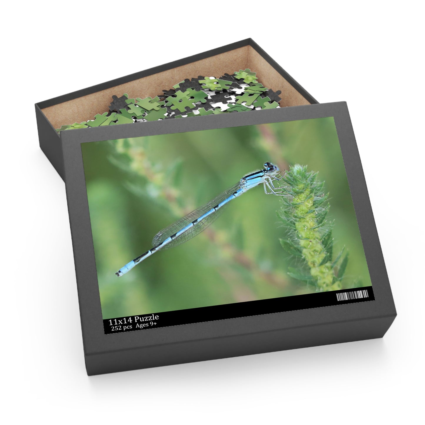 The Blue Dragonfly Puzzle (120, 252, 500-Piece)