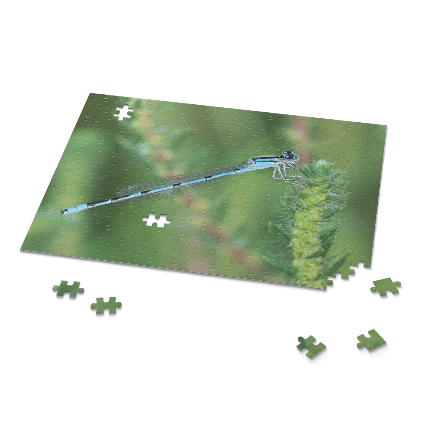 The Blue Dragonfly Puzzle (120, 252, 500-Piece)