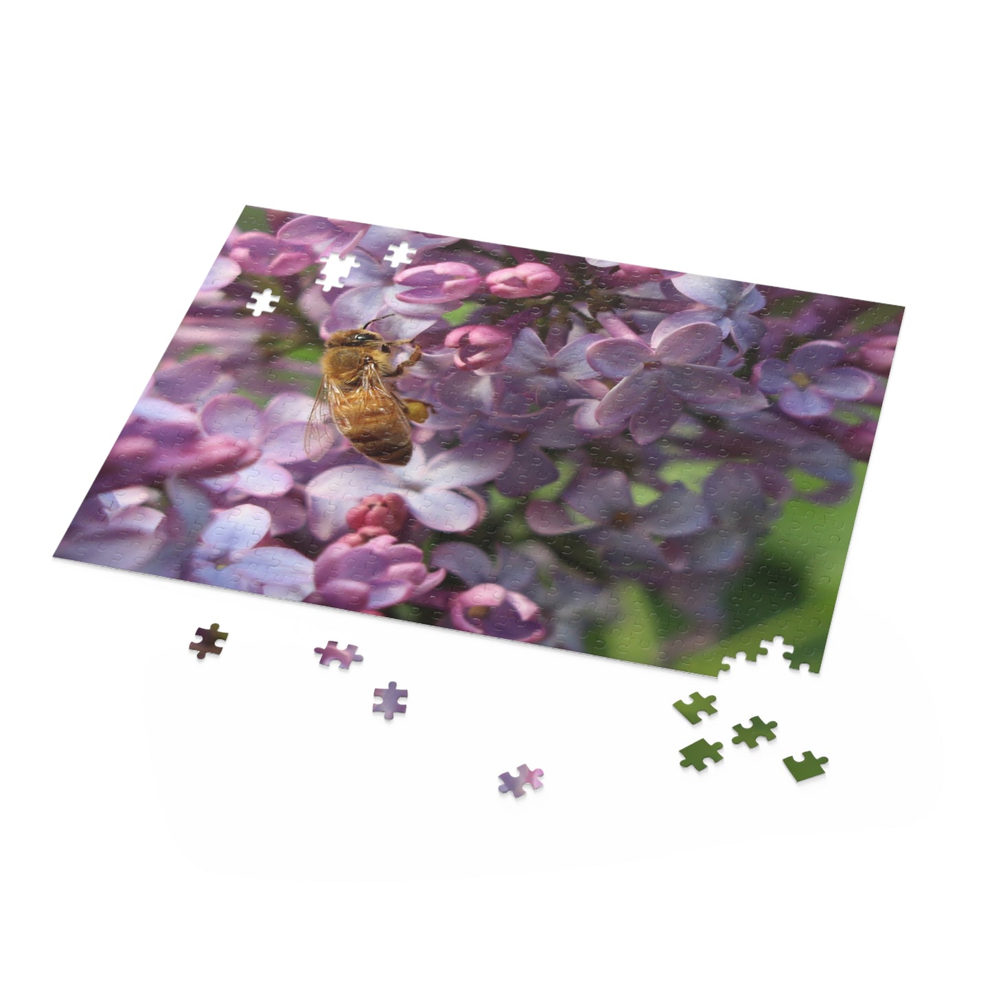 Bee and Lilacs Puzzle (120, 252, 500-Piece)