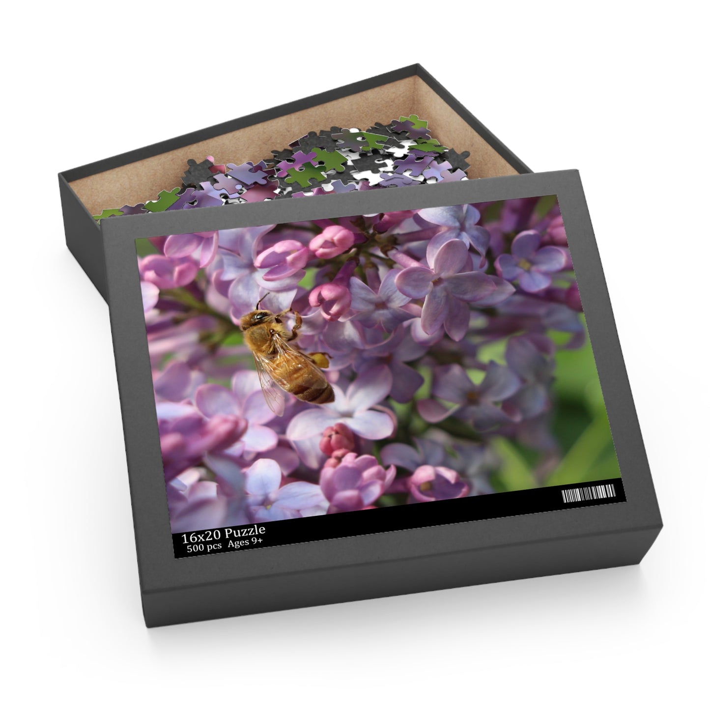 Bee and Lilacs Puzzle (120, 252, 500-Piece)