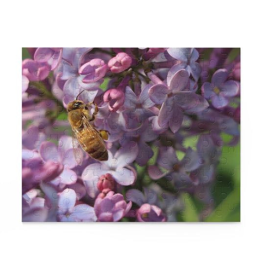 Bee and Lilacs Puzzle (120, 252, 500-Piece)